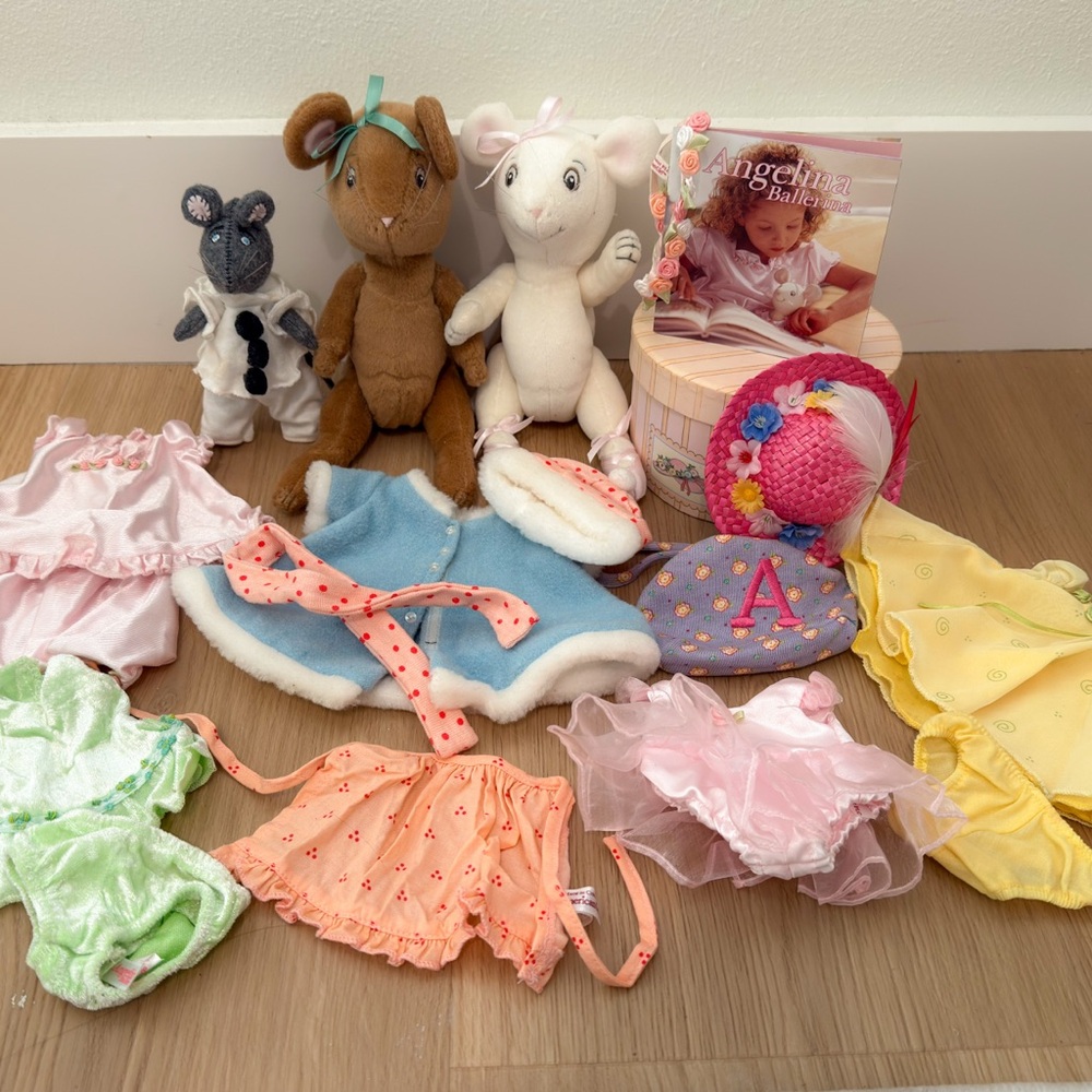 Angelina Ballerina American Girl Set RARE!